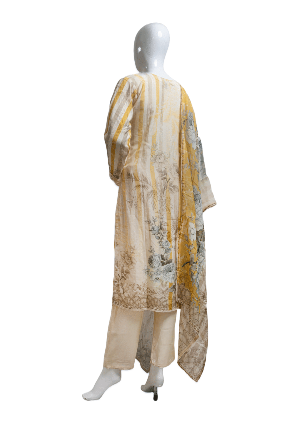 Russian Silk Fabric with Hand Embroidery - Image 7