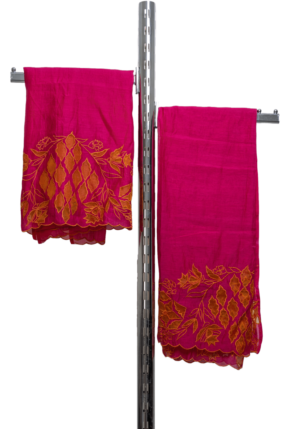 Pure Silk Dress Material with Cut Work - Image 2