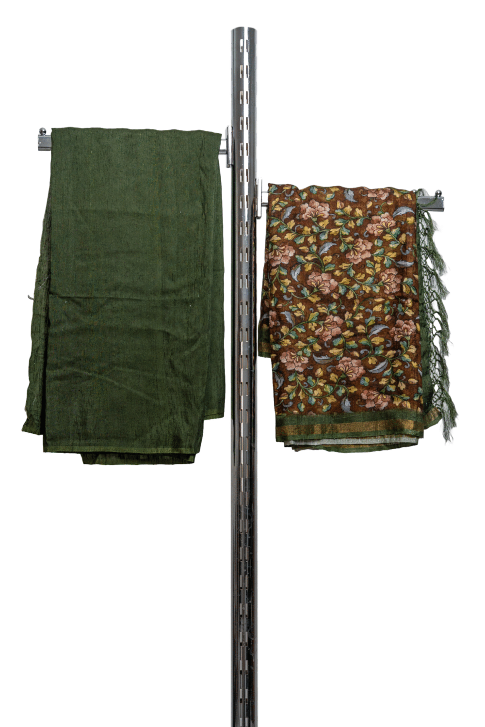JUTE SILK FABRIC WITH KALAMKARI DUPPATA - Image 3
